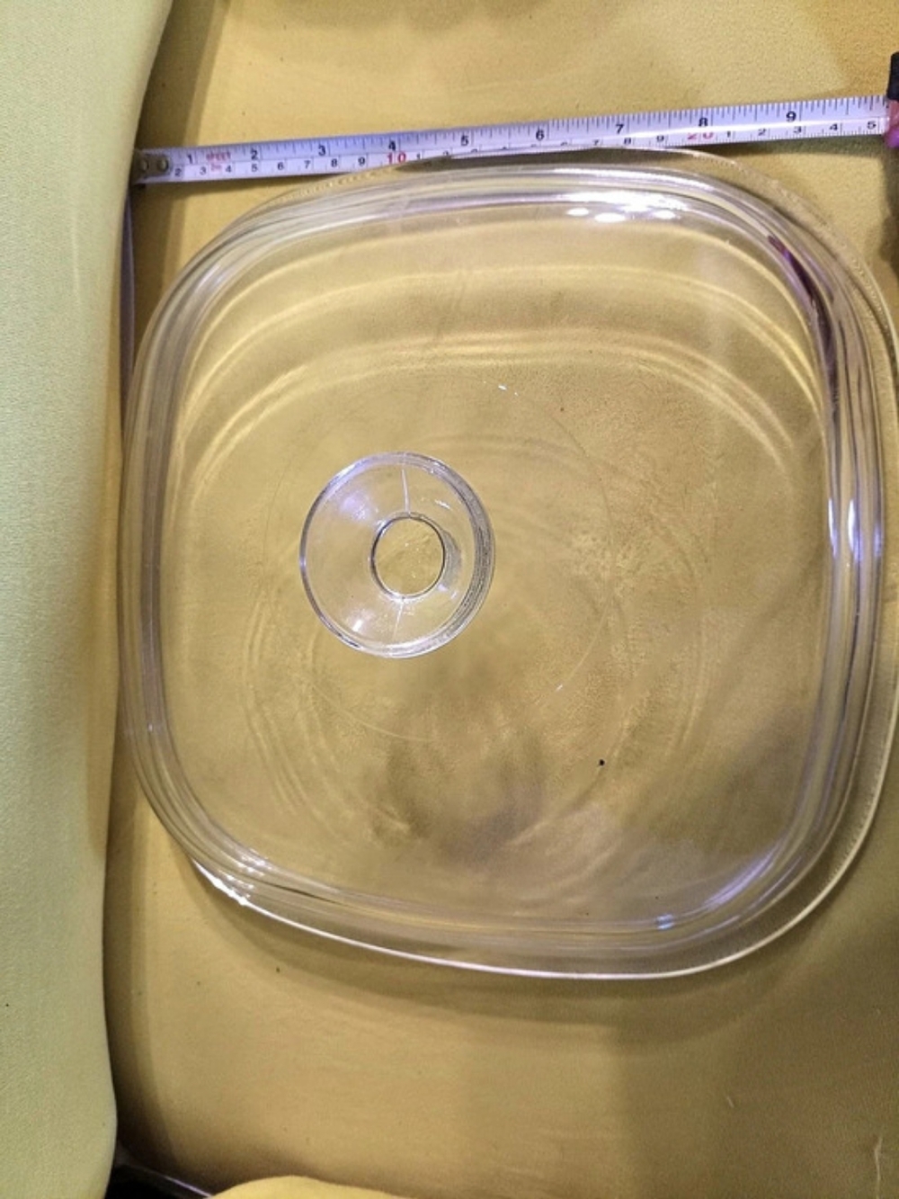 Clear Square Glass Dish